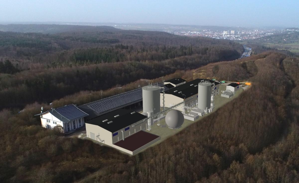 Fotomontage Neubau Vergärungsanlage