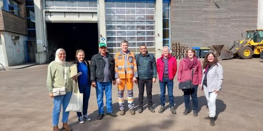 05 Delegationsbesuch, Besichtigung Kompostwerk Kirchheim, September 2022
