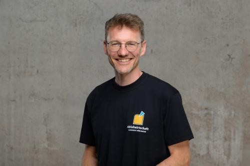 Abfallpädagoge David Dübel