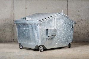 Ein Restmüllcontainer mit 4.500 l Volumen